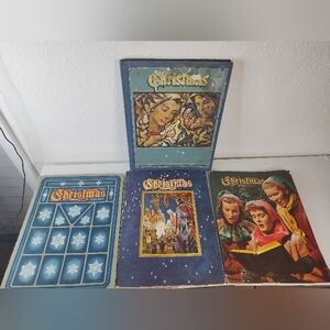 Vintage CHRISTMAS An American Annual of Christmas Literature and Art 4 Volumes